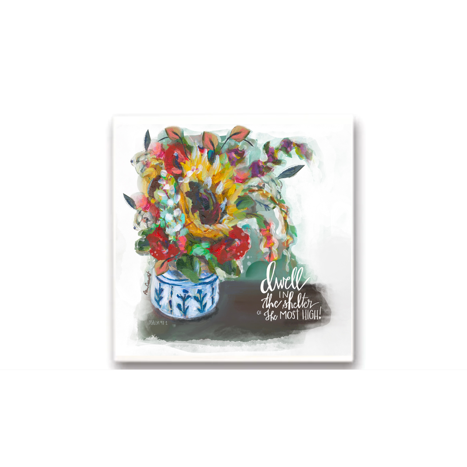 Dwell in the Shelter Vase