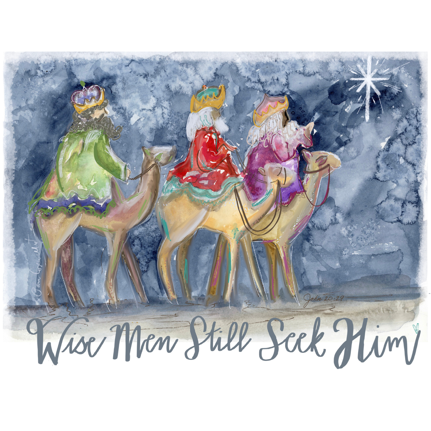 Wise Men Adult Long Sleeve T-shirt