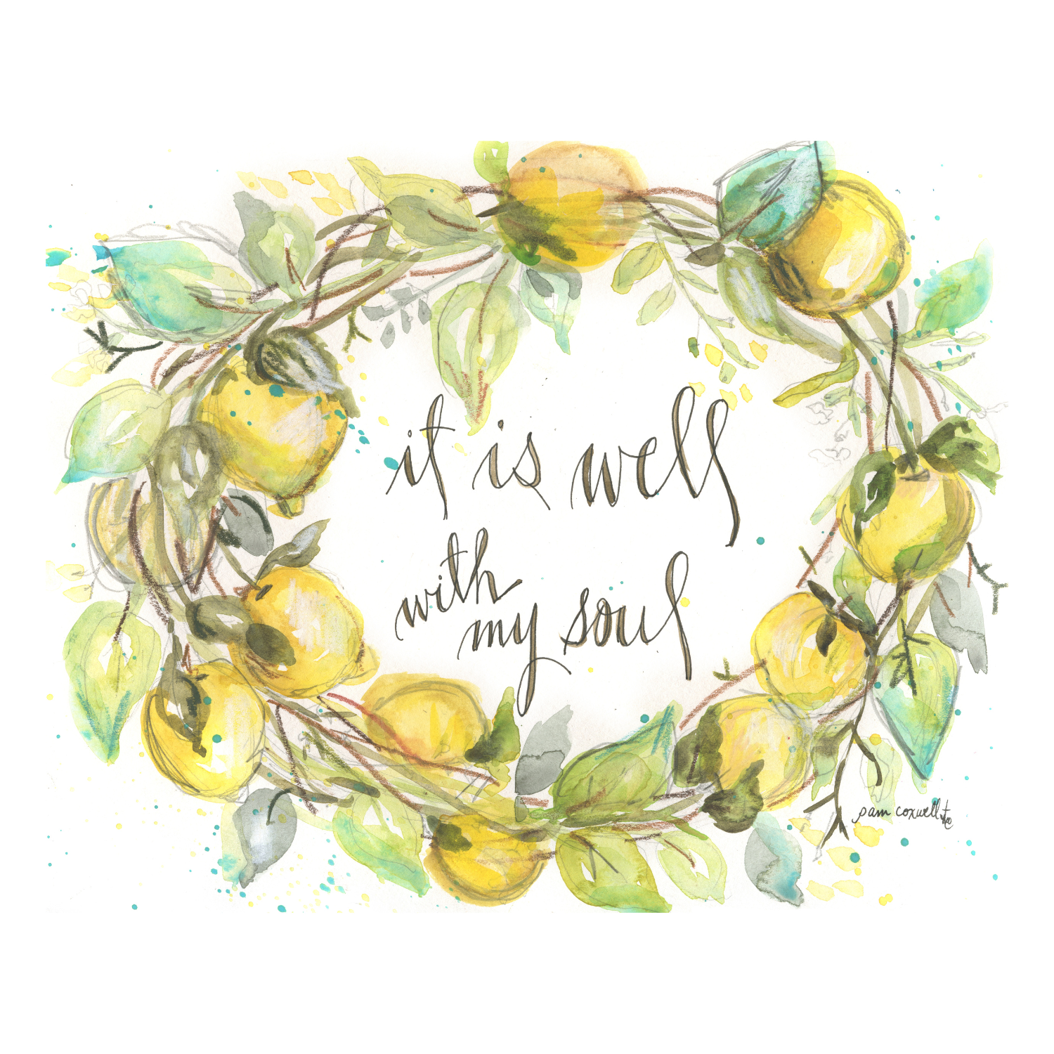 Lemon Wreath - Kitchen Products