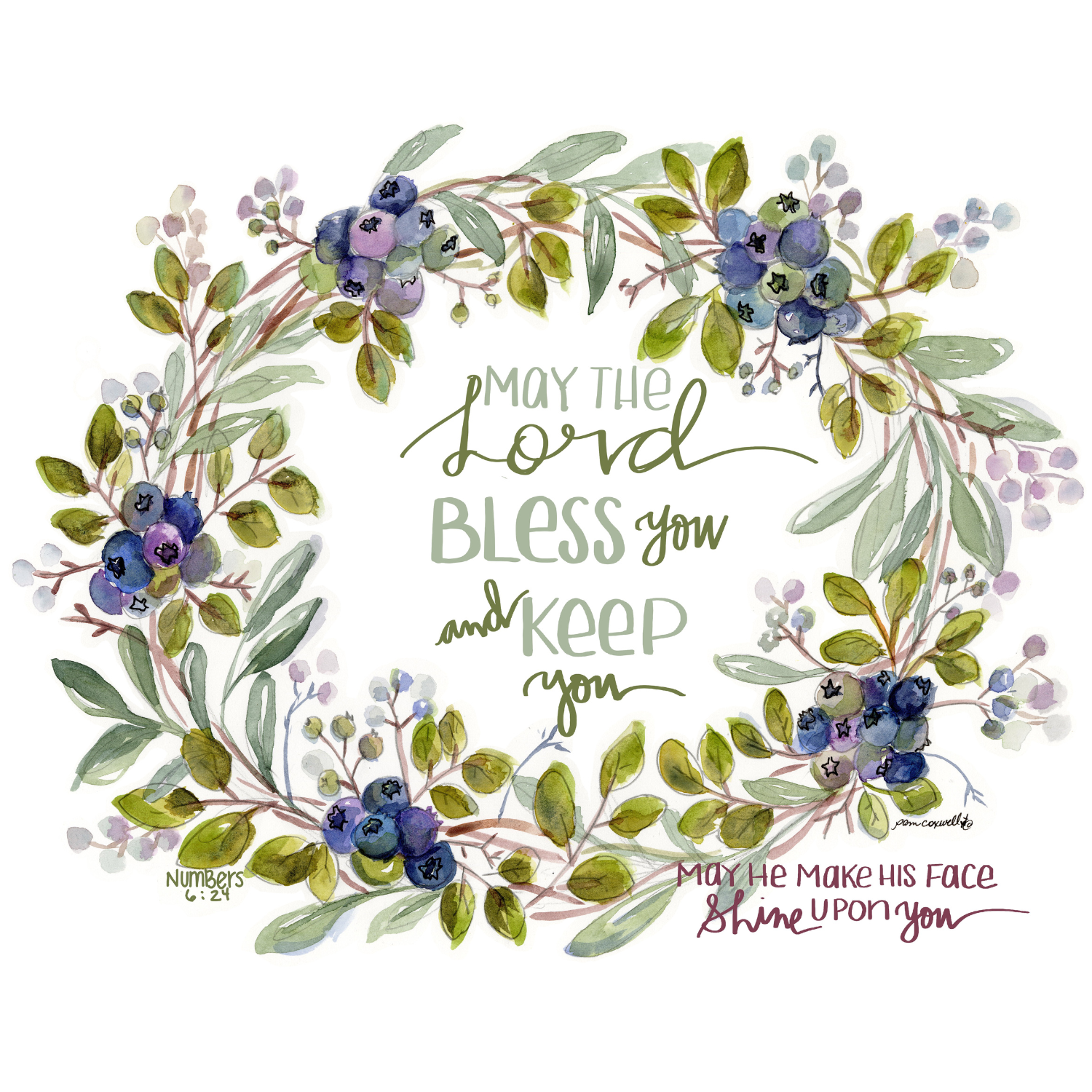 Blueberry Wreath - Kitchen Products