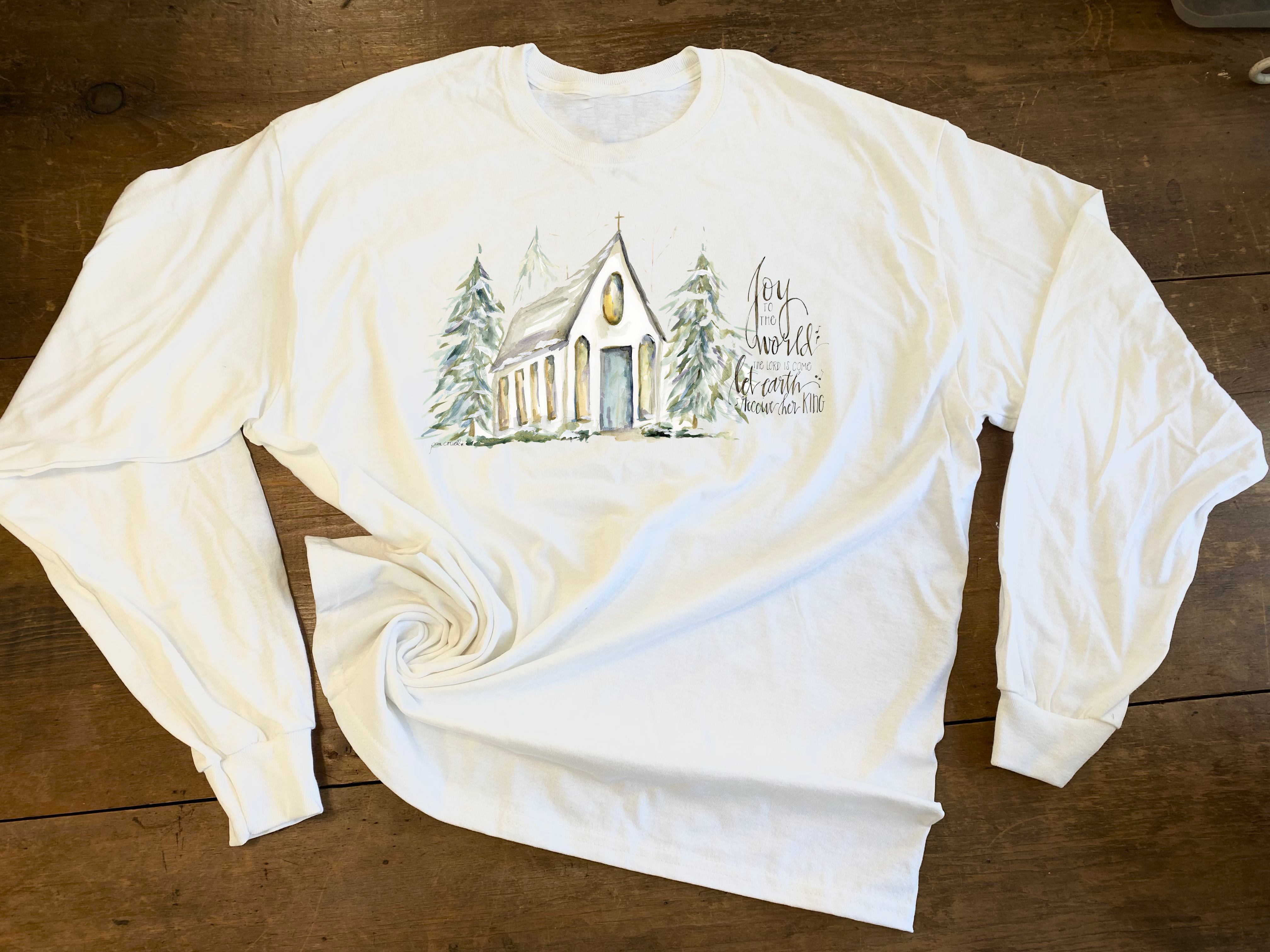 Winter Cove Chapel Adult Long Sleeve T-shirt